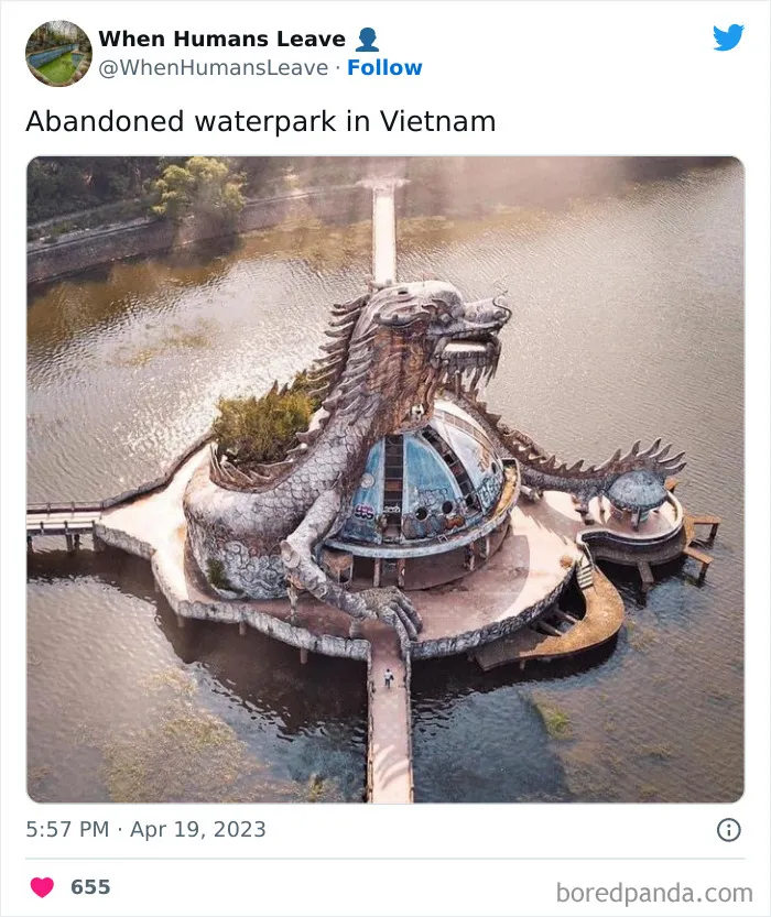 "When Humans Leave, Nature Starts To Take Back": 35 Abandoned Places Lost In Time