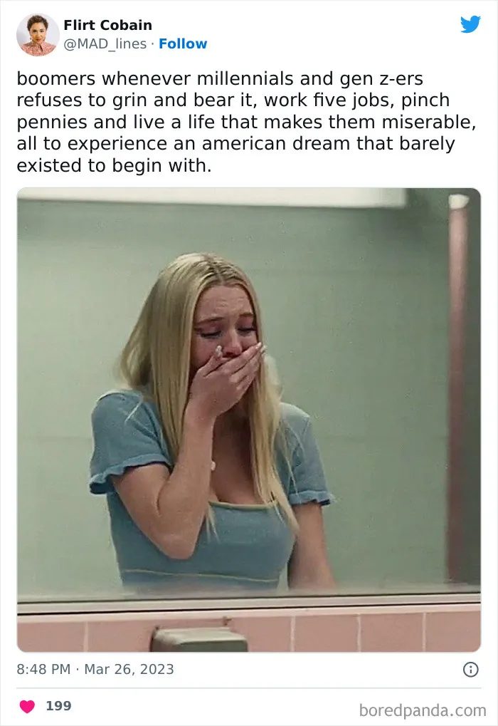 30 Tweets By Millennials And Gen Z Telling Boomers What They Really Think