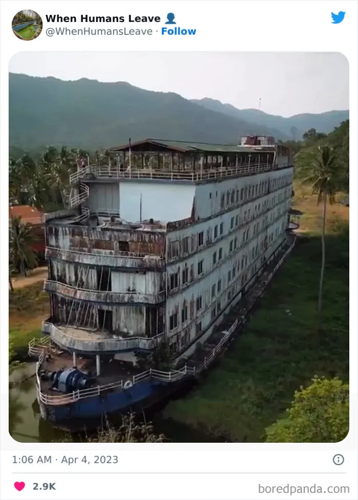 "When Humans Leave, Nature Starts To Take Back": 35 Abandoned Places Lost In Time