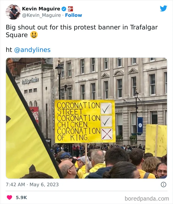 50 Funny, Spot-On And Savage Reactions To The Coronation From People Who Said What Everyone Else Was Thinking