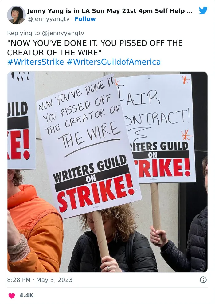 Writers Go On Strike And Of Course They Write The 30 Most Hilarious Signs For The Occasion