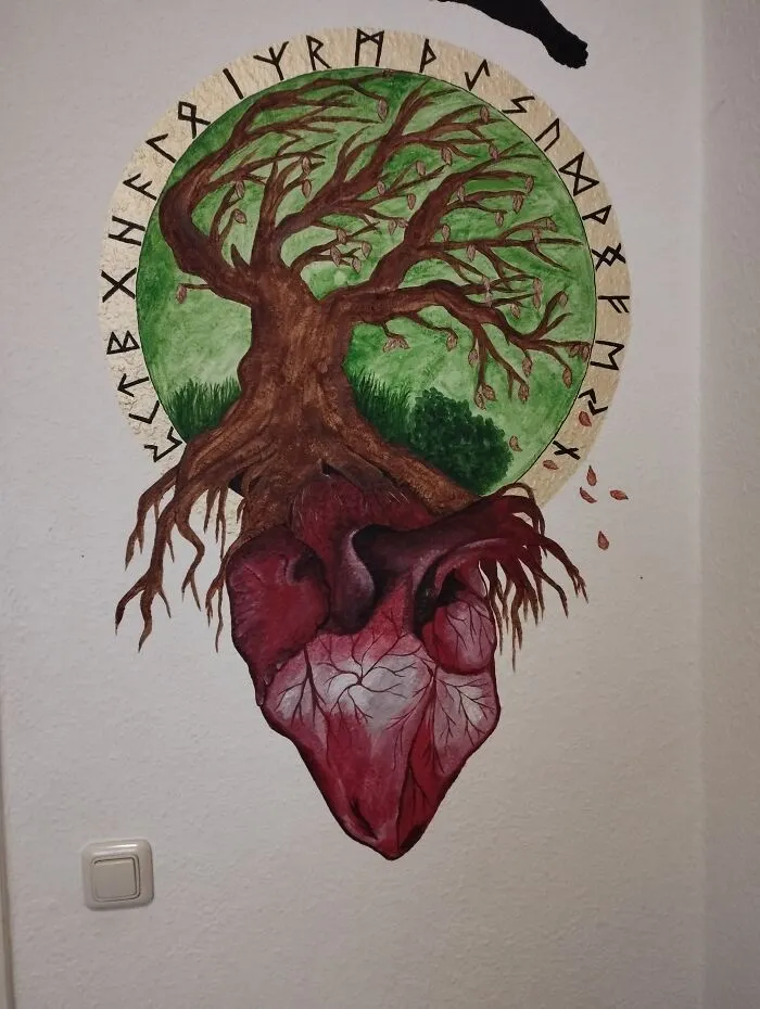 Just Painted It Onto My Wall
