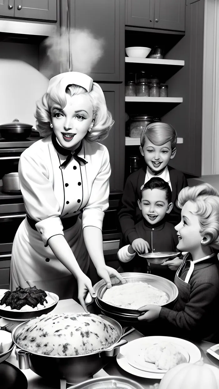If Marilyn Monroe Was A Homemaker (12 AI-Generated Pics)