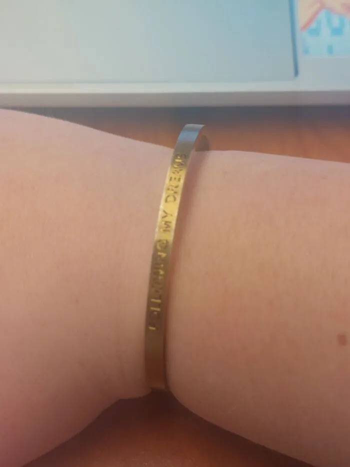 I Bought This To Remind Myself That No One Will Stop Me From Following My Dreams. It Was Time When My Parents Were Very Judgemental