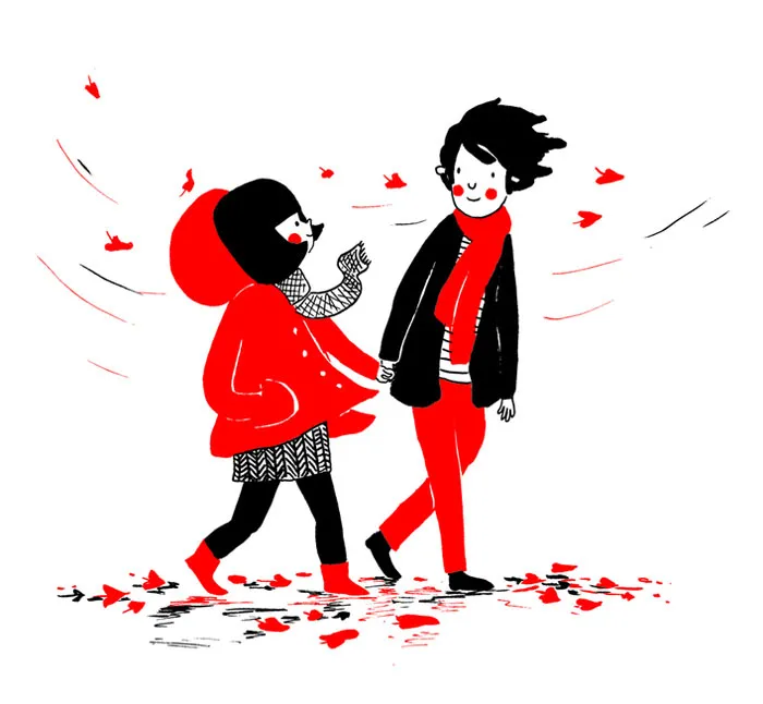 The Cold Autumn Wind Can’t Touch You Because Your Heart Always Stays Warm