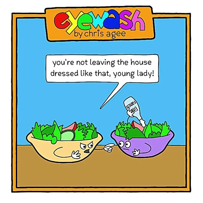 "Eyewash": My 45 One-Panel Comic Strips With Pithy Humor (New Pics)
