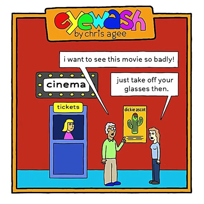 "Eyewash": My 45 One-Panel Comic Strips With Pithy Humor (New Pics)