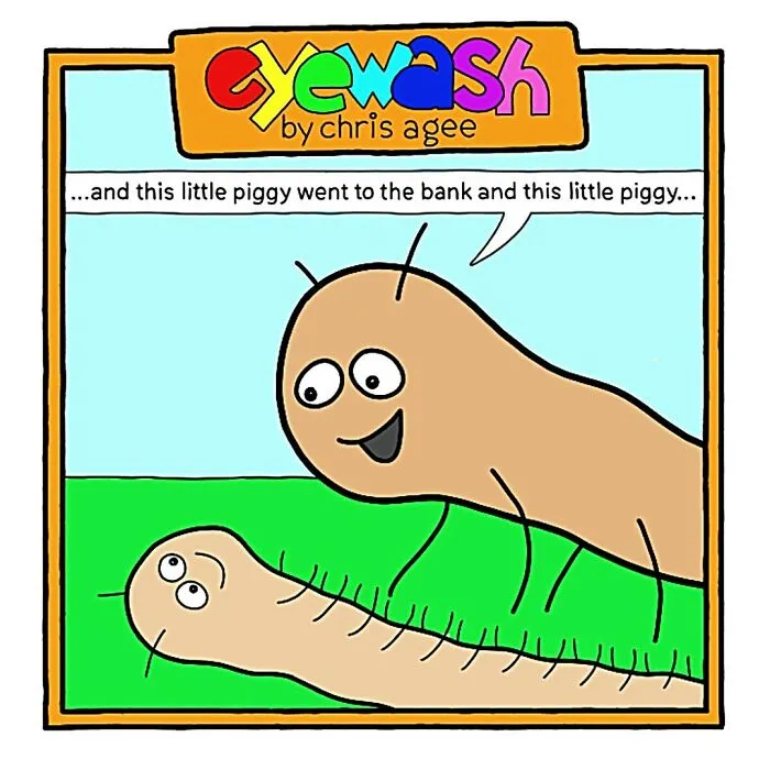 "Eyewash": My 45 One-Panel Comic Strips With Pithy Humor (New Pics)