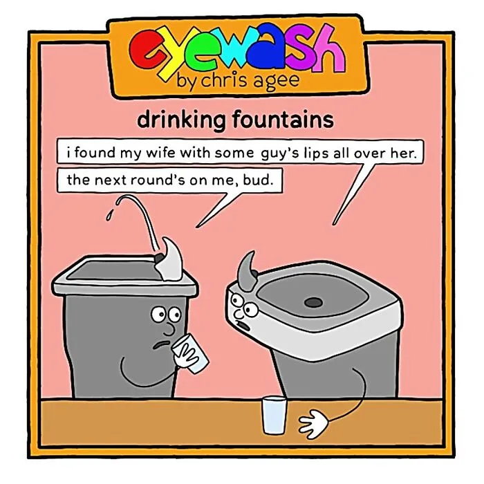 "Eyewash": My 45 One-Panel Comic Strips With Pithy Humor (New Pics)