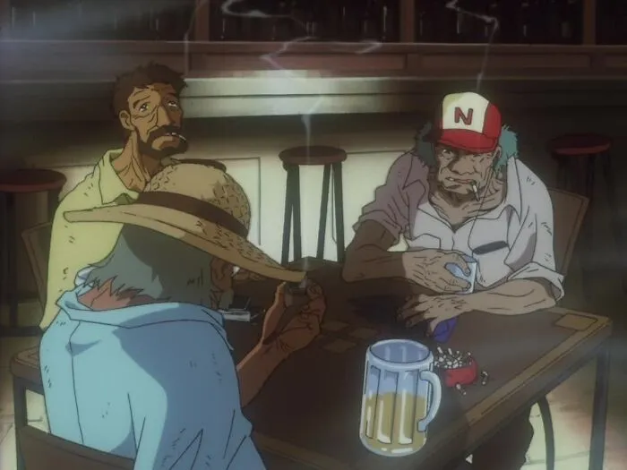 Scene from "Cowboy Bebop" cartoon