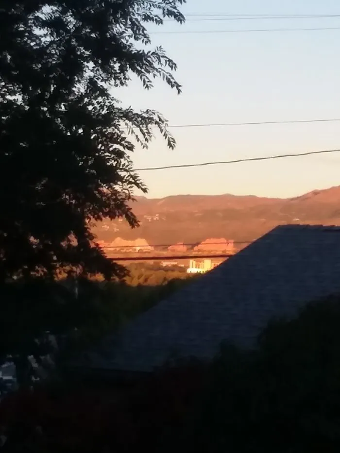 From My Kitchen Door, Looking West At Garden Of The Gods, Colorado Springs, Co