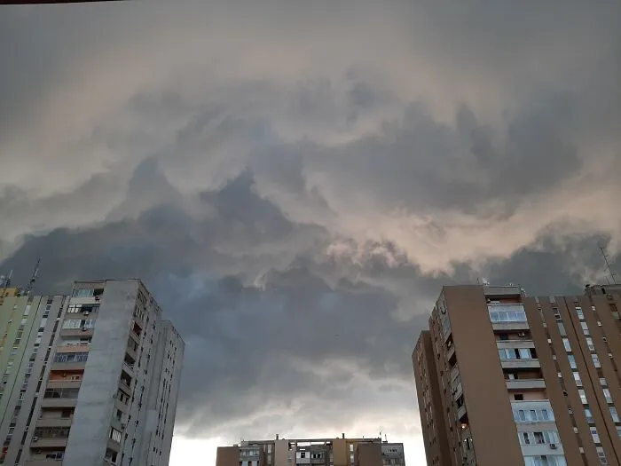 A Stormy Cloud Over Pula, Croatia