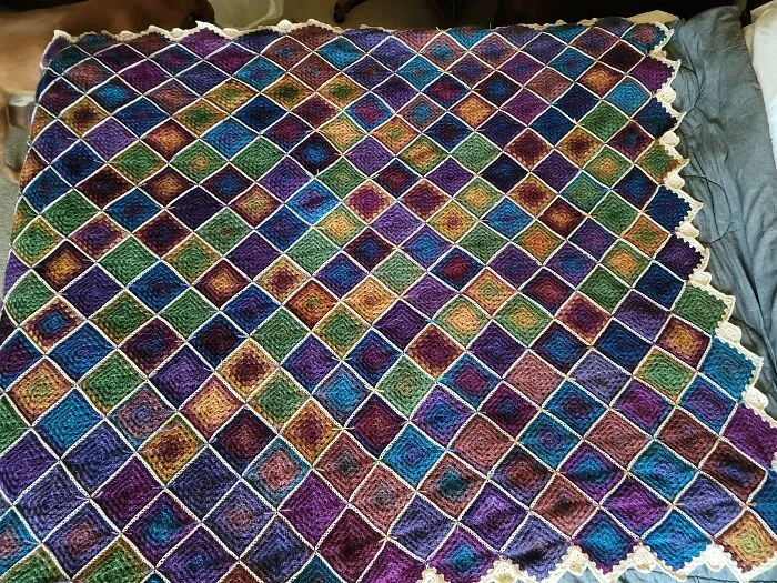 Approximately 300 Granny Squares