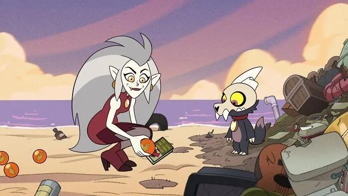 Scene from "The Owl House" cartoon