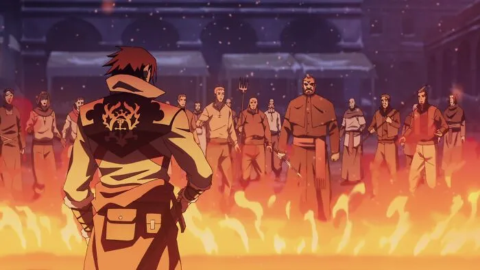 Scene from "Castlevania" cartoon