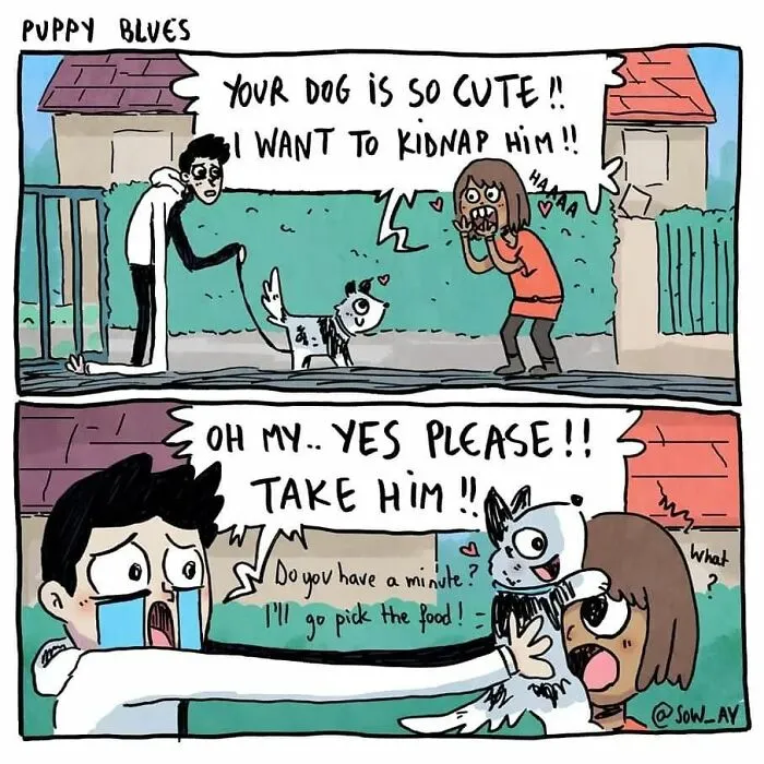 My 25 Funny Comics About My Life With A Dog