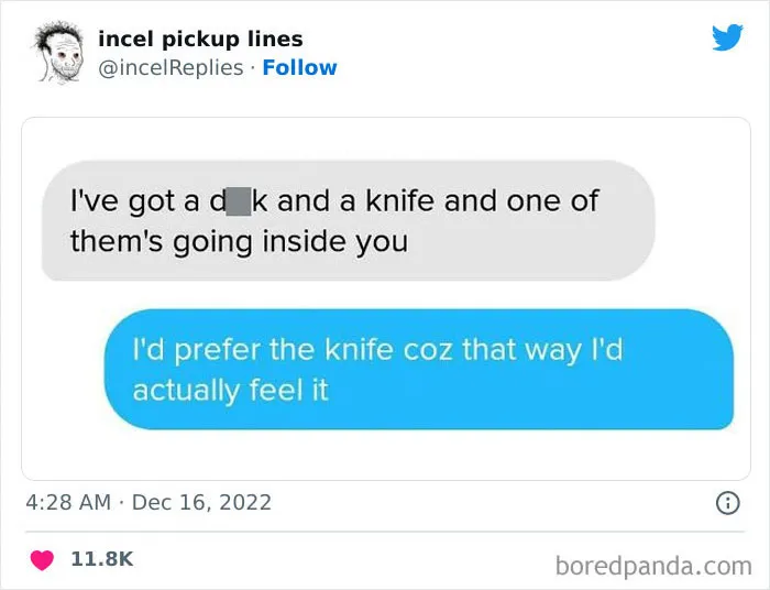 30 Times 'Nice Guys' Showed Their True Incel Nature As Soon As They Got Rejected, As Shared On This Twitter Page (New Pics)
