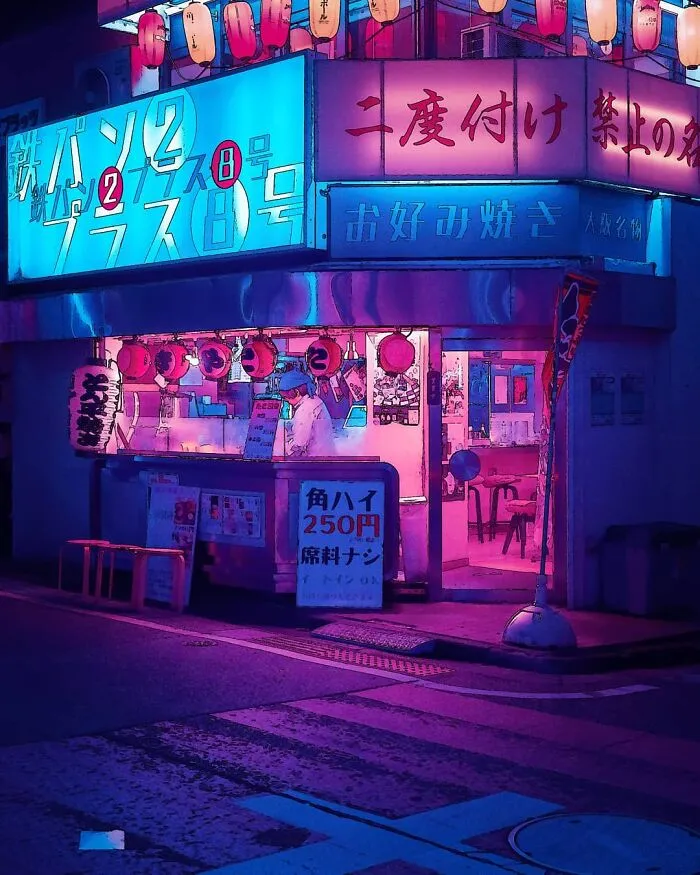 Exploré los callejones nocturnos de Tokio bajo las luces de neón y estas son 30 de las imágenes que tomé