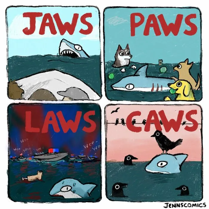 Jenna Noble's 40 Cute Yet Dark Comics With Unexpected Endings (New Pics)