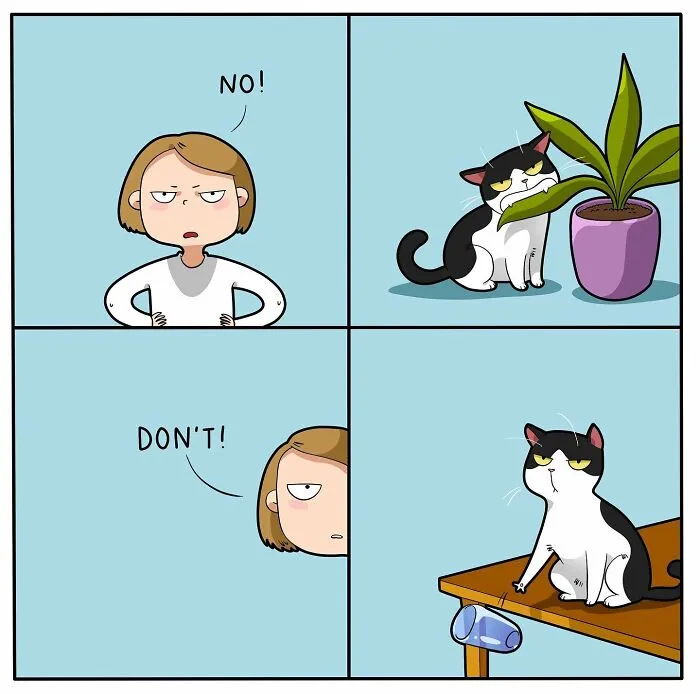 The Daily Realities Of Living With A Cat, Perfectly Captured By This Artist (40 New Pics)
