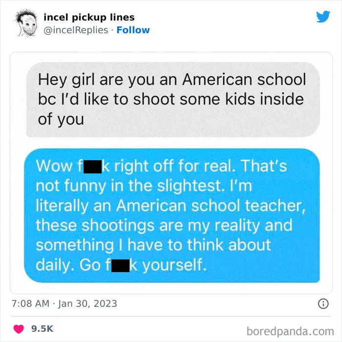 30 Times 'Nice Guys' Showed Their True Incel Nature As Soon As They Got Rejected, As Shared On This Twitter Page (New Pics)