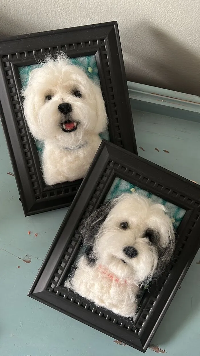 Anneli Kirby Turns Wool Into Three-Dimensional Dog Portraits, And Here Are Her 37 Best Works