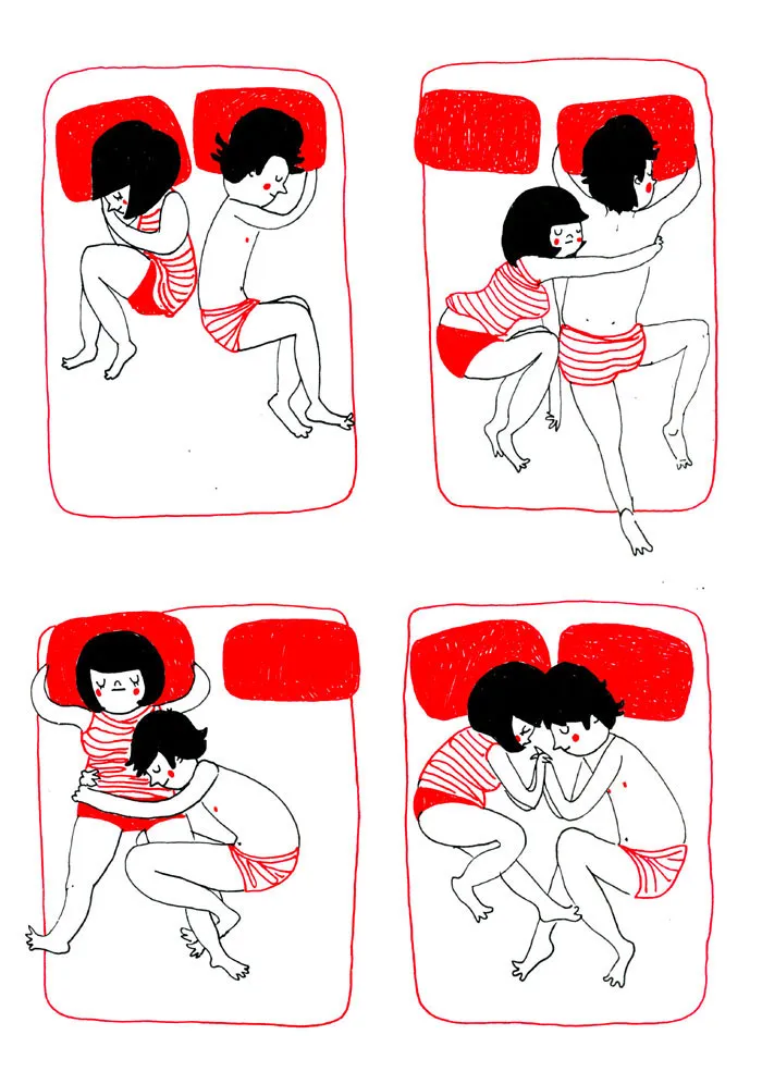 It Is Hugging Each Other Accidentally While Sleeping