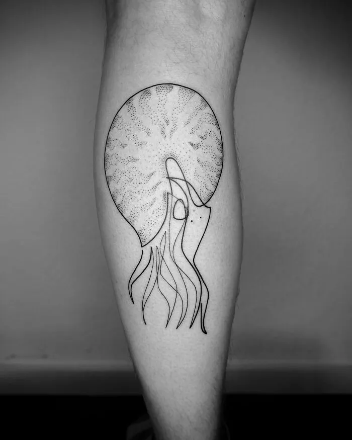 This Artist Creates Captivating Tattoos Using A Single Line (35 Pics)