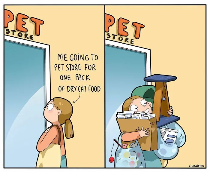 The Daily Realities Of Living With A Cat, Perfectly Captured By This Artist (40 New Pics)
