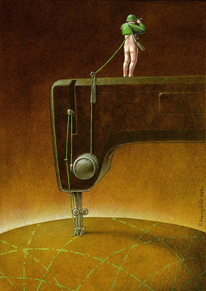 Metáforas sorprendentes sobre nuestra sociedad moderna ilustradas por el artista polaco Pawel Kuczynski