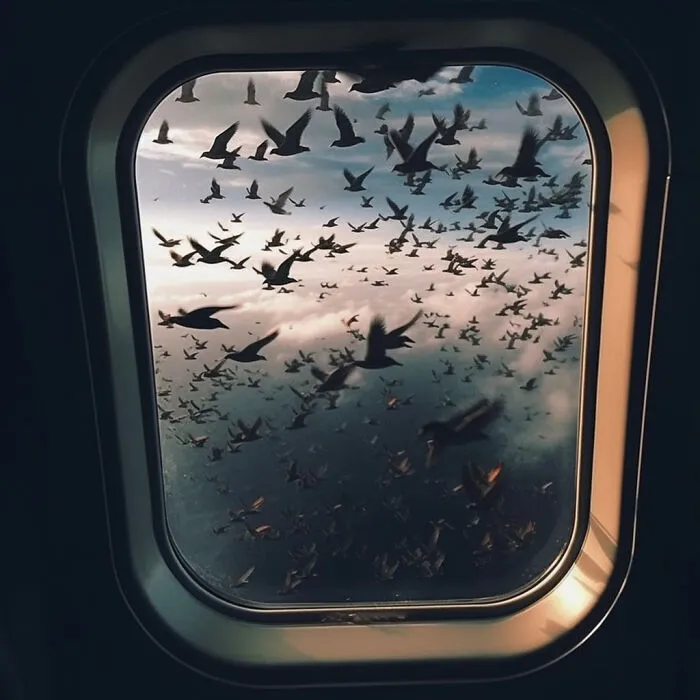 I Generated 10 Images Showing Things You Do Not Want To See When Looking Out Your Aircraft Window