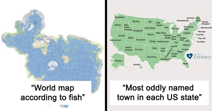30 Terrible Maps That Are As Funny As They're Useless (New Pics)