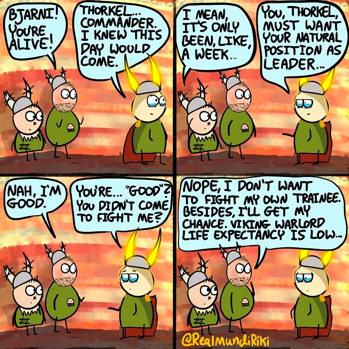 Here's My Funny Comic Series About A Surprisingly Successful Viking Raid (17 New Pics)