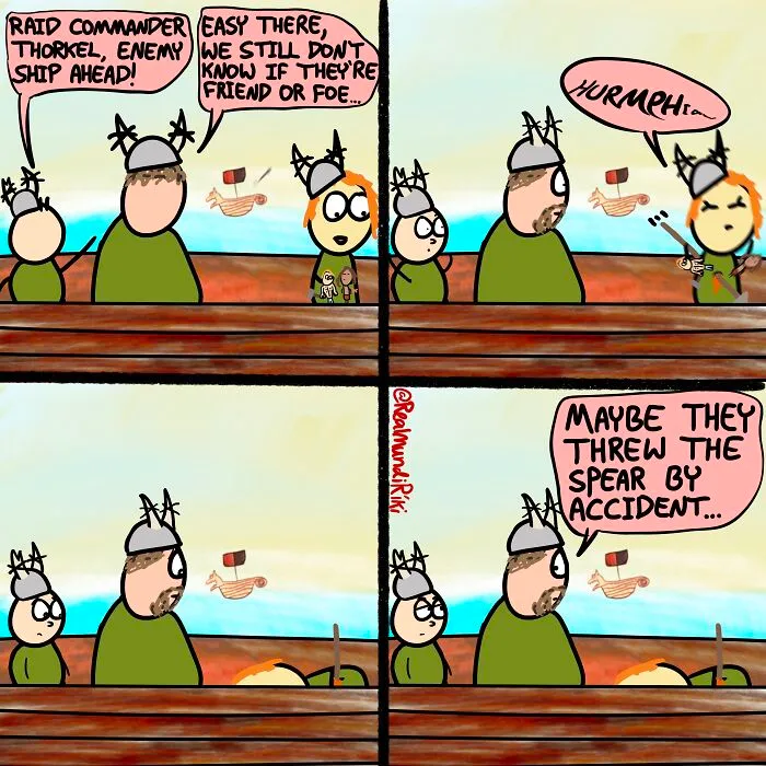 Here's My Funny Comic Series About A Surprisingly Successful Viking Raid (17 New Pics)