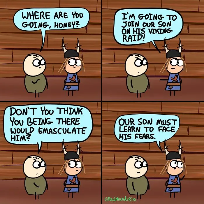 Here's My Funny Comic Series About A Surprisingly Successful Viking Raid (17 New Pics)