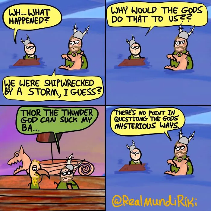 Here's My Funny Comic Series About A Surprisingly Successful Viking Raid (17 New Pics)