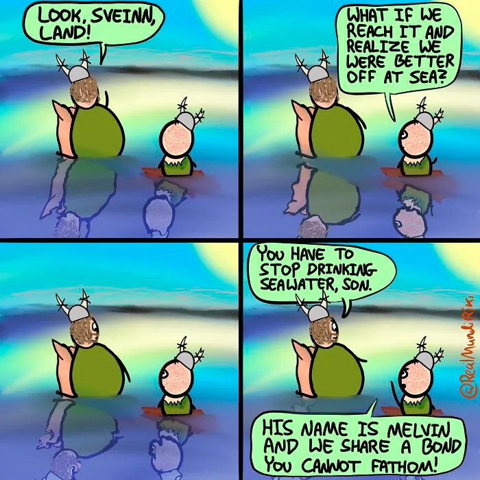 Here's My Funny Comic Series About A Surprisingly Successful Viking Raid (17 New Pics)