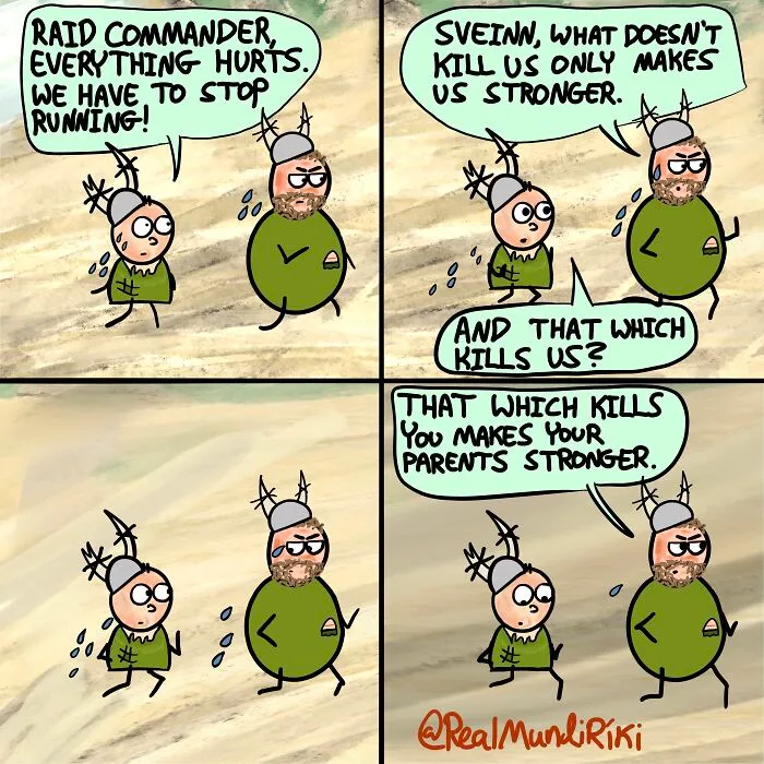 Here's My Funny Comic Series About A Surprisingly Successful Viking Raid (17 New Pics)