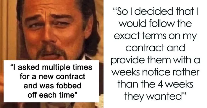 Guy Shares A Story About Taking Advantage Of Management's Ineptitude Regarding His New Contract