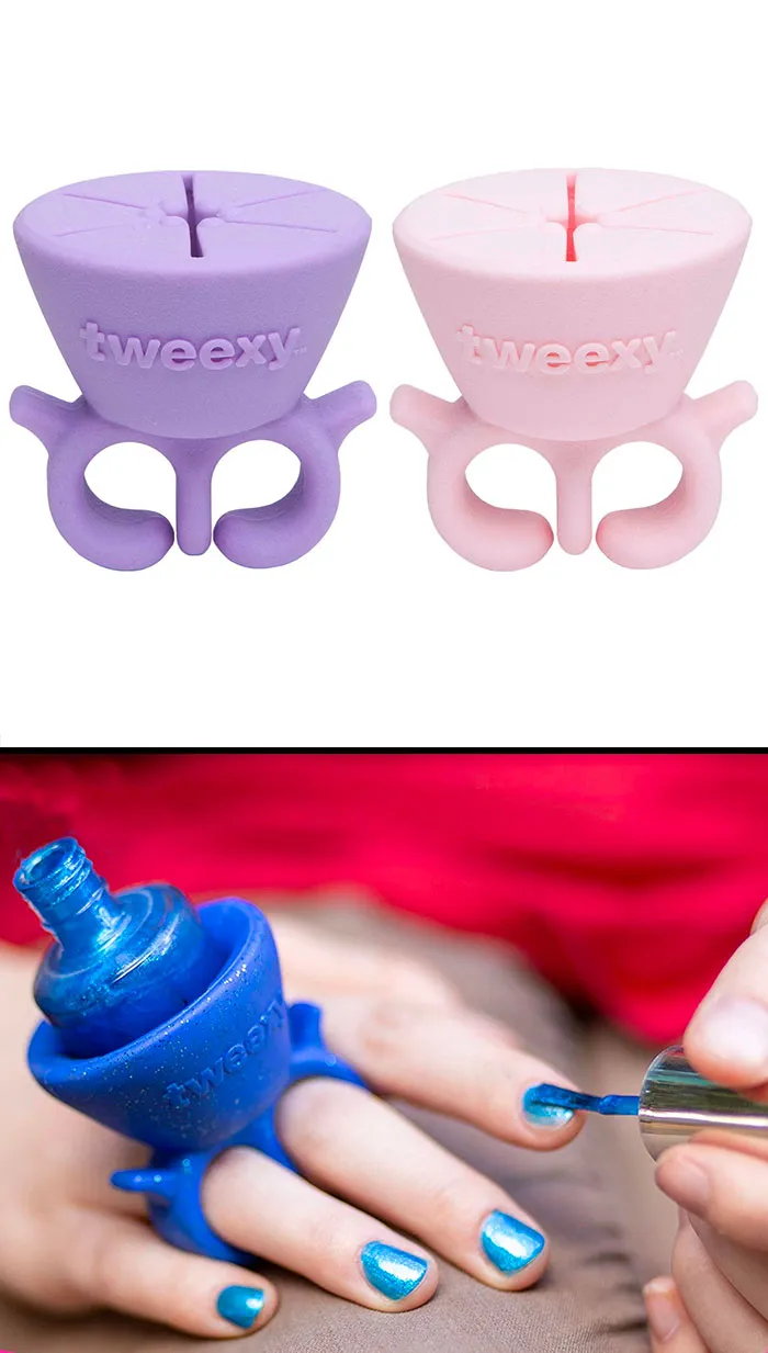 Tweexy Nail Polish Holder Ring