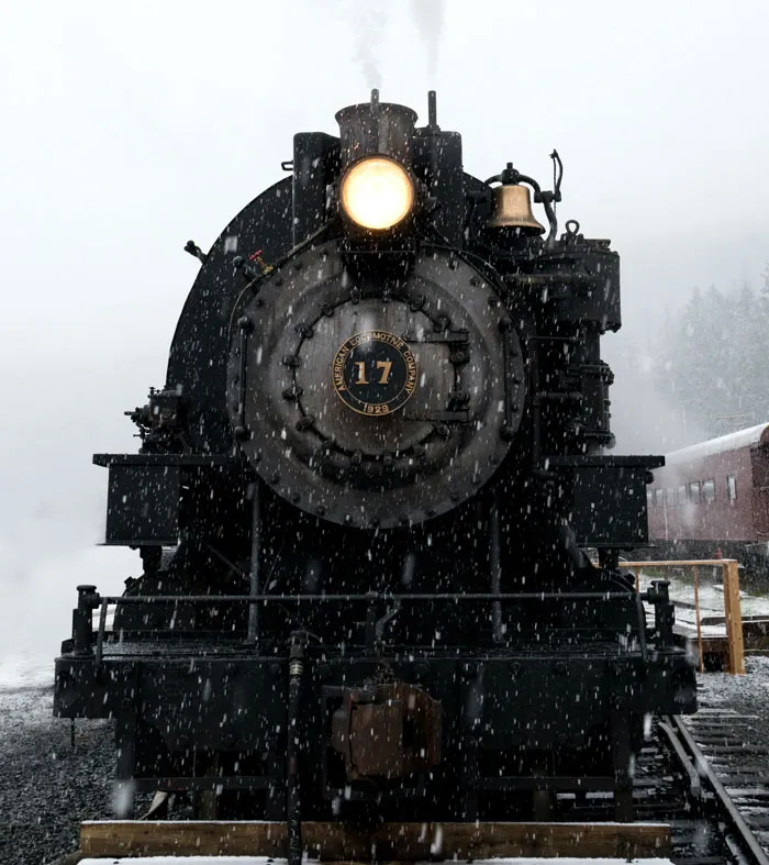 Black big train 