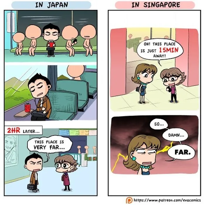 35 Everyday Things That Differ From Japan Vs. Other Countries As Portrayed By This Comic Artist