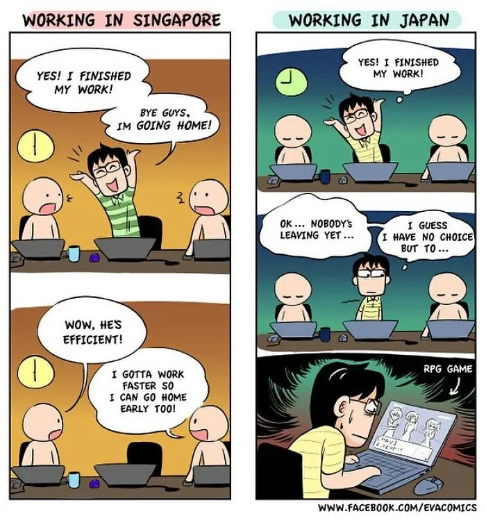 35 Everyday Things That Differ From Japan Vs. Other Countries As Portrayed By This Comic Artist