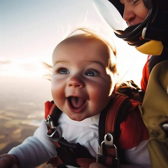 "Preschool Skydiving Classes": 25 Humorous AI-Generated Images By Timothy J. Nemeth