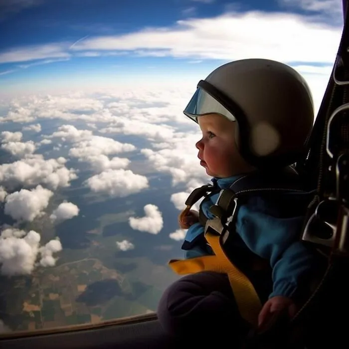 "Preschool Skydiving Classes": 25 Humorous AI-Generated Images By Timothy J. Nemeth