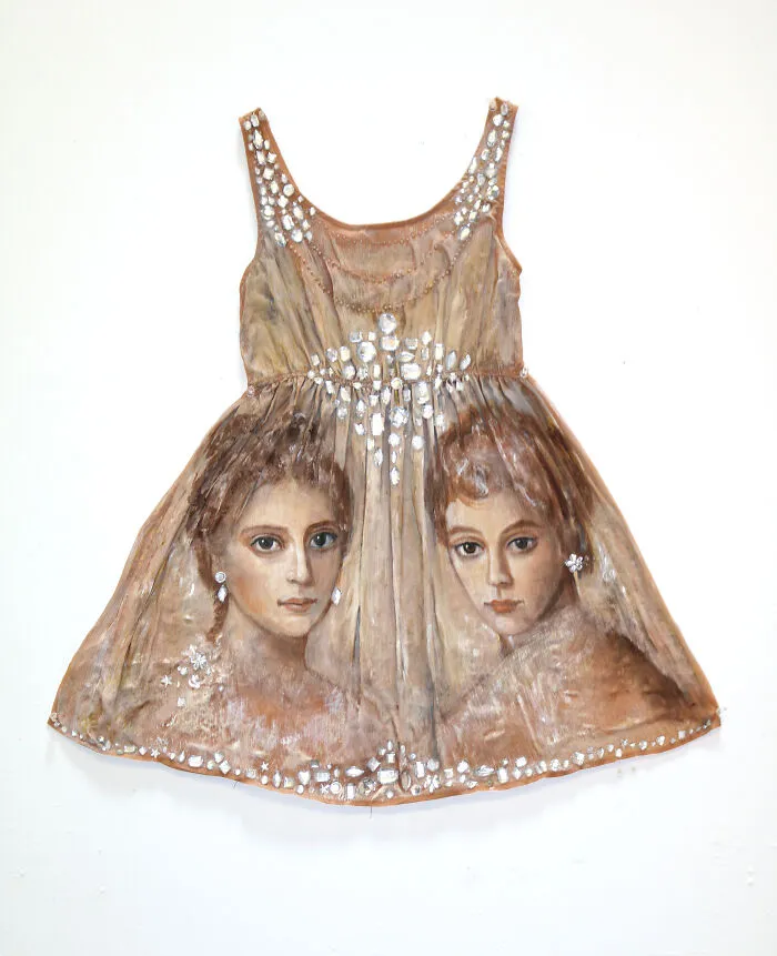 "Ingenues", Painted Dress