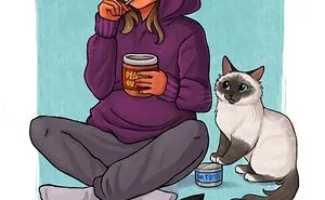 Artist Illustrates What Everyday Life With Her Cat Is Like (30 New Pics)