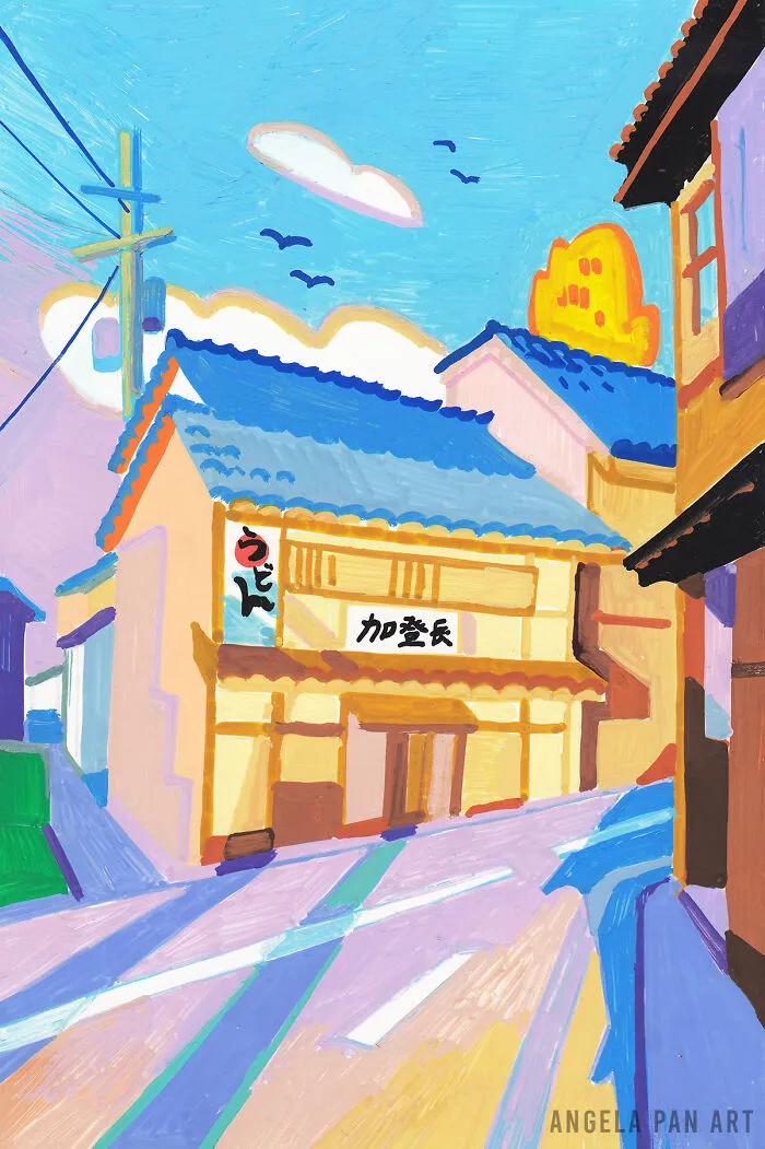 Street Corner In Kanazawa