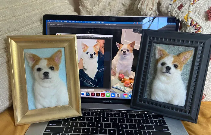 Anneli Kirby Turns Wool Into Three-Dimensional Dog Portraits, And Here Are Her 37 Best Works