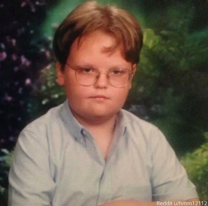 "This Is A Picture Of My Husband From Elementary School. His Friends Have Dubbed Him #childdwight."